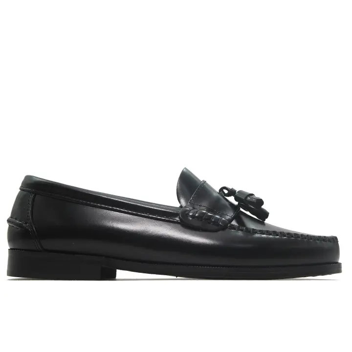 Latino 302 Zapato mocasín,castellano de piel sin cordones,borlas,suela de piel cosida a mano,de tacón, para caballero - 1