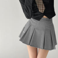 Mini Falda Plisada Y2K De Cintura Baja Estilo Preppy Para Mujer Y Niñas Deprimier Look De Los Años 90 Para Primavera Y Verano - details 1