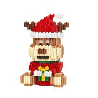 Bloques De Construcción DIY Santa Claus Navidad 271-379 Piezas Auto-Cerradas Para Niños Juguetes Educativos De Construcción Creativa - details 8