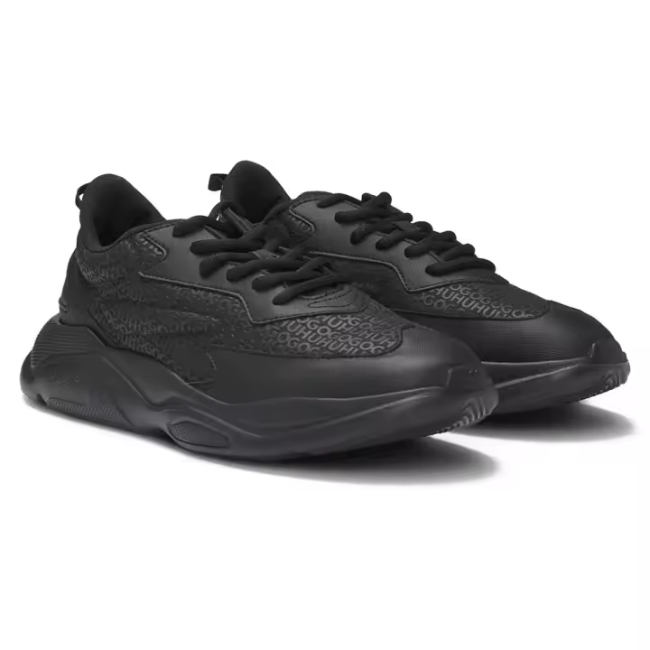 Hugo Zapatillas Leon Runn Mono Negro - 1