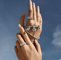 PANDORA Charm de ballena turquesa, animal marino, sabiduría, poder, regalo de cumpleaños de verano - details 1