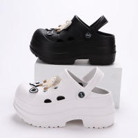 Sandalias Plataforma Gruesa Eva Para Mujer Verano Antideslizantes Zapatos De Jardín Clogs De Tapa Cerrada Para Playa Y Tierra - details 4