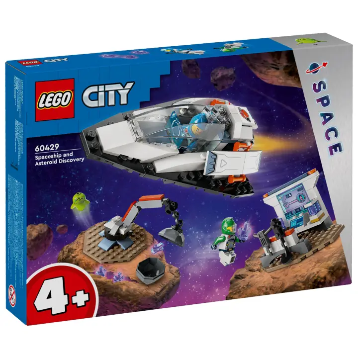 LEGO CITY - NAVE ESPACIAL Y DESCUBRIMIENTO DEL ASTEROIDE,  60429, TIENDA CON LICENCIA OFICIAL - 1