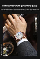 Reloj De Negocios Lujo CHENXI Para Hombre Moda Cronógrafo Fase Lunar Fecha Resistente Al Agua Multifuncional Cuarzo Pulsera Con Manos Luminosas Material De Correa Cuero Display Numeral Romano - details 5