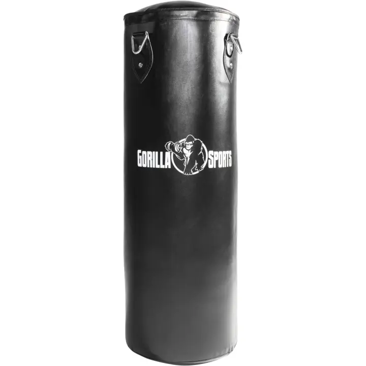 Gorilla Sports Saco de Boxeo negro de 27 kg - 1
