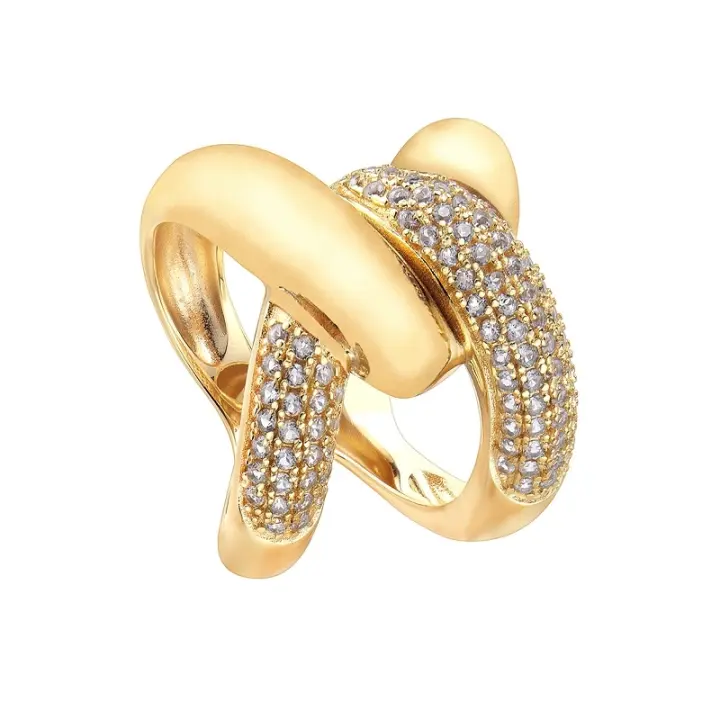 Anillo Duran Exquse Cruce 00511877 en plata chapada - 1