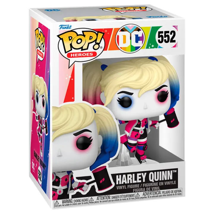 Figura Pop Dc Comics Harley Quinn-Figura de Vinilo Coleccionable - Idea de Regalo- Mercancia Oficial - Juguetes para Niños y Adultos - Movies Fans - Muñeco para Coleccionistas y Exposición - 1