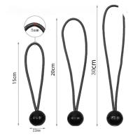 10pcs Cuerda Elástica De Bungee Para Remeras Toldos Y Poles De Bandera Accesorios De Camping Y Barco Cierres De Cordón Final - details 2