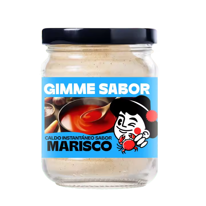 Gimme Sabor Preparado Caldo de Marisco, sin alérgenos, sin glutamato, sin conservantes - 1