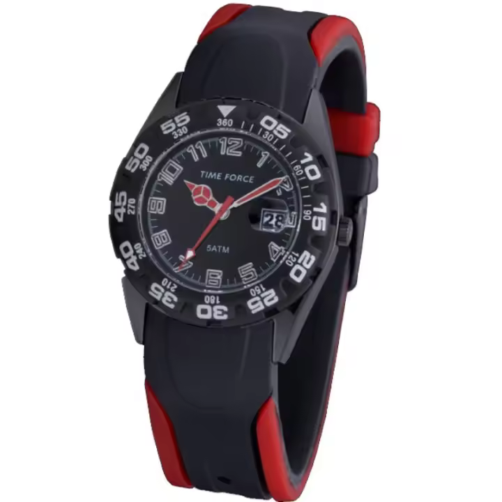 Time Force Tf3028b14  Reloj Para Para Chico Color Negro - 1
