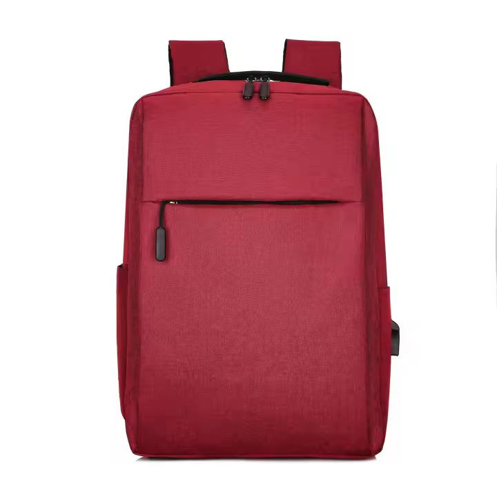 Mochila Para Laptop De 15.6 Pulgadas Para Hombres Nylon Impermeable Con USB Bolsa Escolar Para Viajes Con Portátil Interior - 1