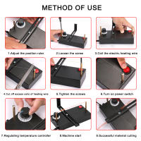 Mini Máquina Calentadora Eléctrica Manual Para Corte De Alambre Tijera De Cinta Electromecánica Térmica ABS Material - details 2