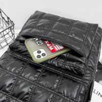 Mochila De Invierno Yogodlns Espacio Algodón Para Mujer Gran Capacidad Escuela Bolsa Viaje Nylon Impermeable Rucksack Estudiante Pack Femenino - details 23