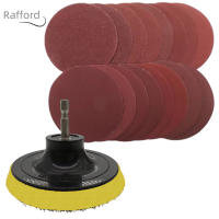 10Pcs Disco De Arena 100mm 60-240 Grit Papel De Hierro Para Herramientas Eléctricas Broca Y Mezclador Con Fondo De Enchufe Para Bricolaje En Madera - details 0