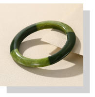 Pulseras De Resina Coloridas Vintage Para Mujer Geométricas Y Redondas Moda Elegante Y Sencilla Joyería De Moda Retro - details 9