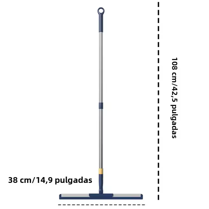 Limpia Vidrio Mágico Multifuncional De Silicona Telescopio Escobilla Para Baño Y Cocina Eficiente Limpieza Seco Húmedo - 1