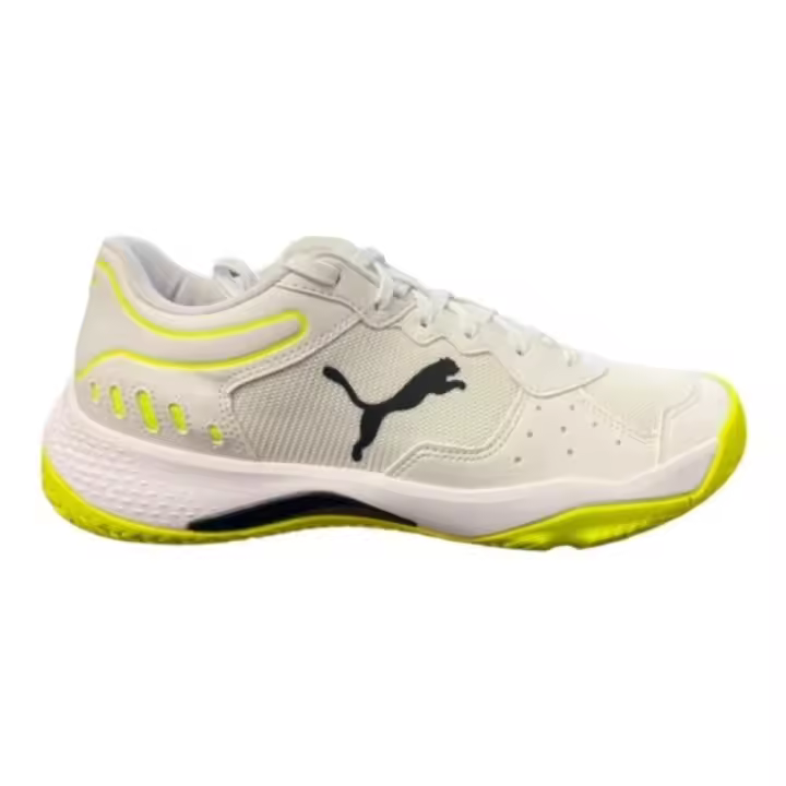 Zapatillas Puma Solarsmash Rct Blanco Negro Amaril 106949-02 - 1