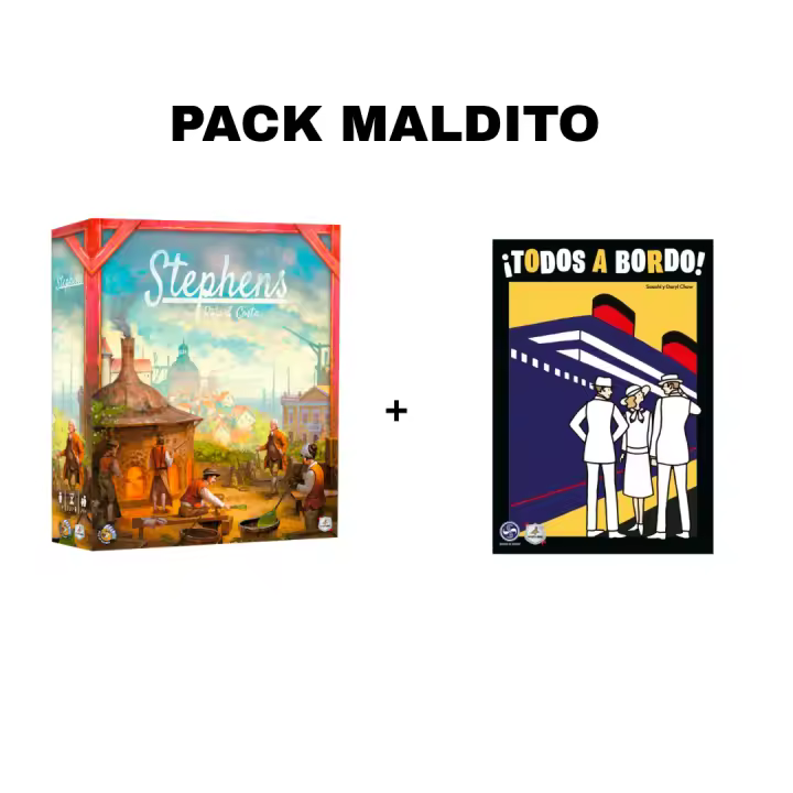 PACK MALDITO STEPHENS + TODOS A BORDO - 1