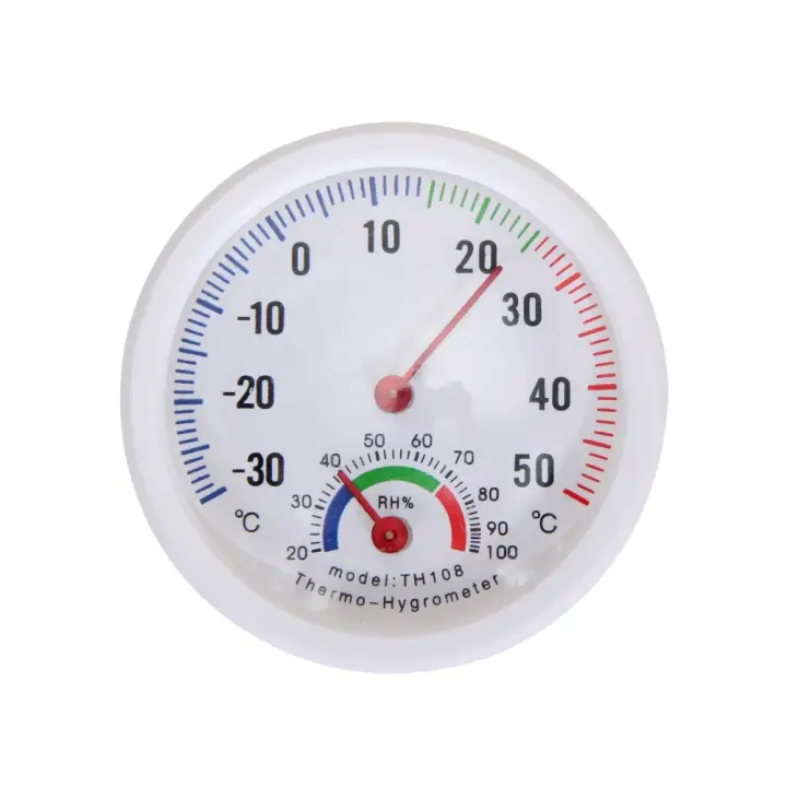 Mini Higrómetro Con Termómetro Analógico Fácil De Leer En Forma De Campana Para Jardines Y Terrazas Medición De Humedad Y Temperatura De -30 a 50 Grados Celsius - 1