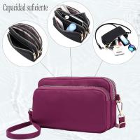 Bolso bandolera para Mujer, Bolso Cruzado de Nailon multiuonal impermeable con Correa de hombro ajustable - details 2