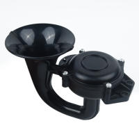 Bocina De Aire Para Coche Barco Motor Scania Volvo 48W 12V-24V 300dB Modificación Altavoz Bocina De Mariposa Negra ABS + Metal - details 2