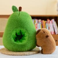 Muñeco De Peluche Capybara Aguacate Grande Almohada De Cojín Regalo Creativo Fruta Juguete Suave Para Cumpleaños Unisex - details 0
