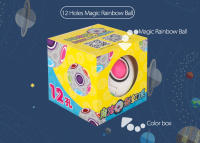 MoYu Juguete Antiestrés Creativo Rompecabezas Arcoíris 8/12/20 Agujeros Juego Cerebral Para Niños Regalos Juguetes Interactivos - details 13