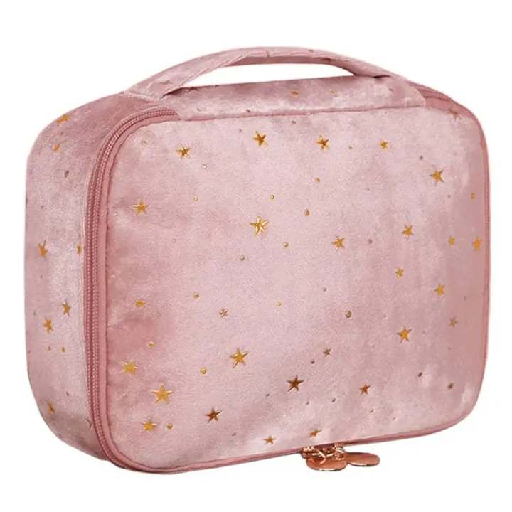 Bolso Cosmético de Maquillaje Mujeres | Viaje Terciopelo - 1