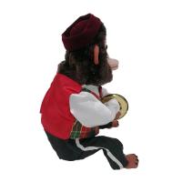 Juguete De Peluche Mono Para Niños 27cm Con Sonido Y Toque Inducción Performance De Cumpleaños Regalo Electrónico Tejido De Algodón - details 6