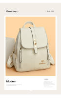 Mochila de mujer de gran capacidad, Modern Y versáthil, informal, simple, estilo retro, tipo Bandolera, para Comercio Exterior - details 8