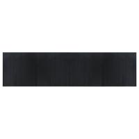 vidaXL Alfombra rectangular bambú 100x400 cm Color Negro,  Natural,  Marrón y mas Alfombras de área  Alfombra de Piso para Sala de Estar Dormitorio Habitación Salón - details 4
