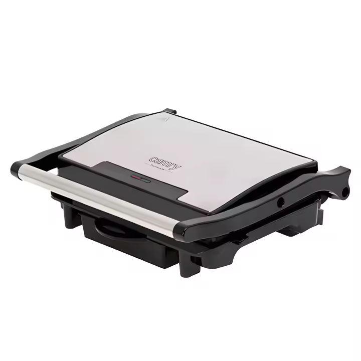 Adler Parrilla Eléctrica Camry CR 3044 para Hamburguesas, Pollo, Filete, Verduras, Queso, Etc. - Fácil de Limpiar - Tapa Incluida - Bandeja de Goteo - Indicadores LED - Capa Antiadherente - 1