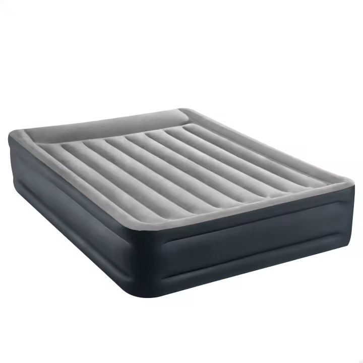 Colchón hinchable INTEX Dura-Beam Plus Deluxe Pillow, Altura 42 cm, Cama de aire individual, Cama de aire doble, Colchón hinchable doble, Colchón hinchable individual - 1