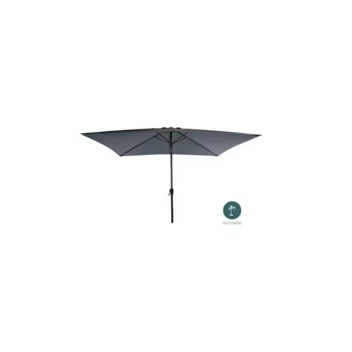 PARASOL INCLINABLE RECTANGULAR ANTRACITA 2X3M - 1