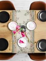 1pc Hermoso Telar De Mesa Bohemio Con Patrón Floral Y Mandalá 100% Poliéster Para Sala De Comedor Estilo Cottagecore - details 3