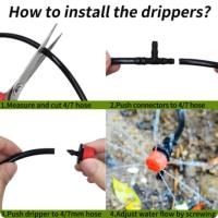 Sistema De Riego Por Drip Automático Portátil 20M Con Reguladores Ajustables Y Riegos Por Misting Kit De Riego Para Jardín Con Mangueira - details 3
