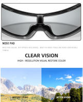Gafas De Ciclismo Unisex POAT Polarizadas Y Fotocromáticas Para Exterior Pesca Y Deporte Montura De Polímero Lentes TAC - details 11