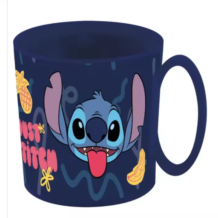 Stor - Stitch Palms Taza de Plástico apto para Micro 350ml - 1