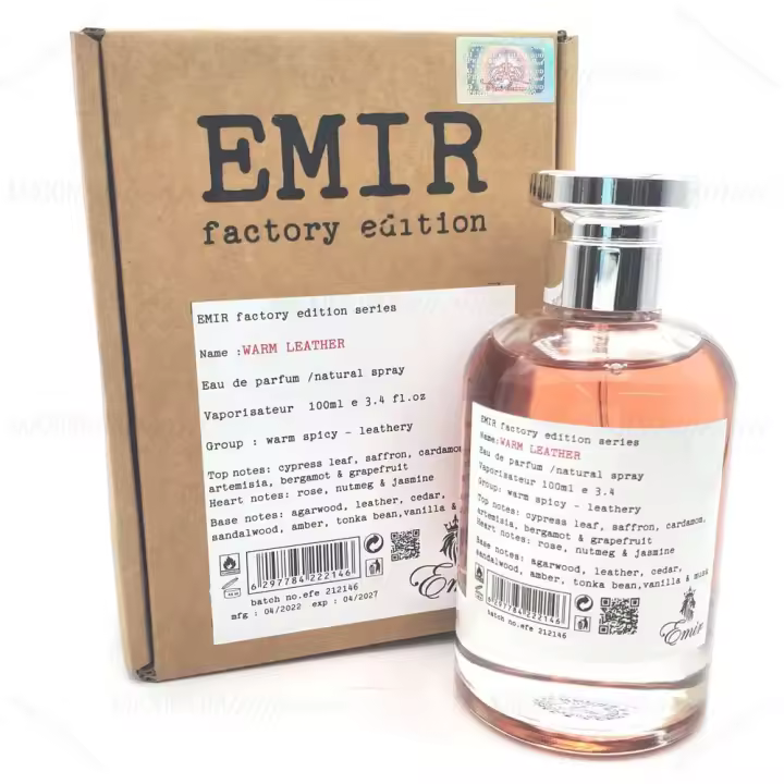 Emir Warm Leather Factory Edition Perfume Unisex Amaderado-ámbar 100 Ml - 1