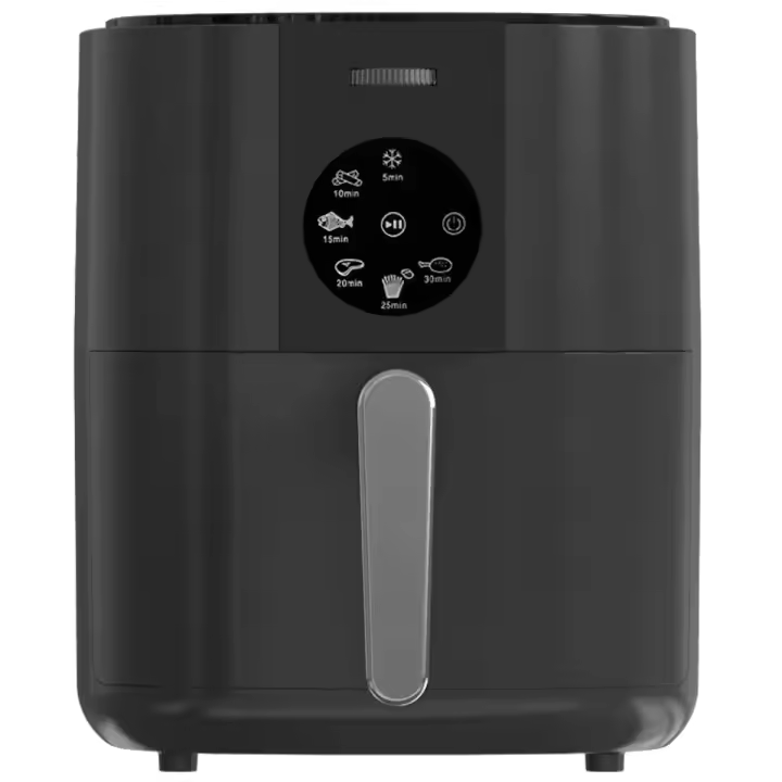 Freidora de aire Sin Aceite 5,5L 1350W con Pantalla táctil 6 programas Negro - 1