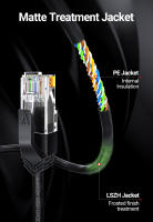 Cable Ethernet AMPCOM CAT6A Ultrafino RJ45 Cable De Red UTP Para Computadoras De Escritorio Modem Router Conexión LAN a 1000Mbps - details 9