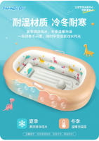 Bañera inflable para bebés, puede sentarse o acostarse, bañera para niños sensible a la temperatura, bañera plegable para bebés para el hogar - details 16
