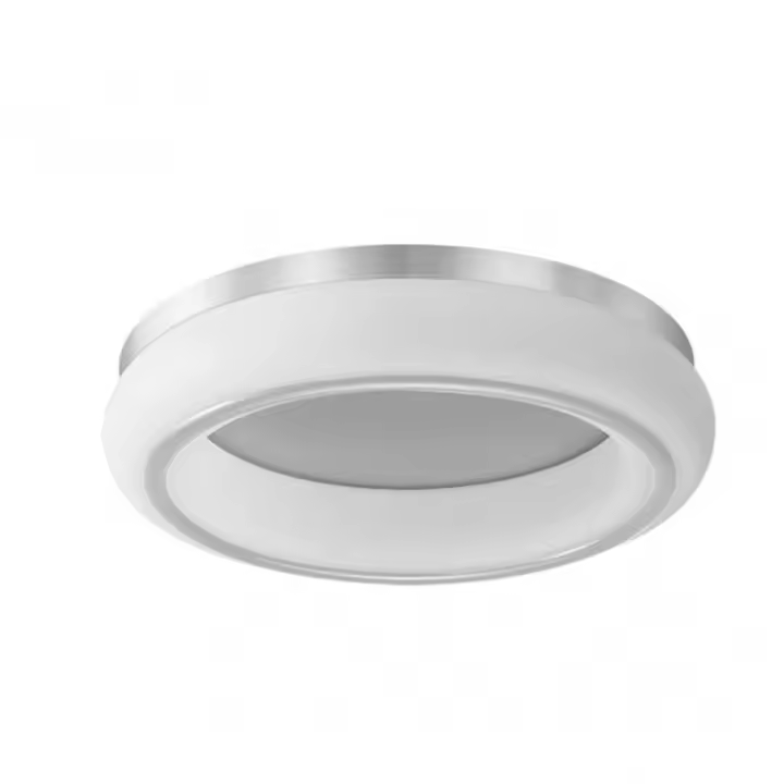 Plafon LED FABRILAMP Paris 1l 48w 3000-4000-6500k Blanco/plata 4080 Lm Regulable Y C/memoria 12x55d - 1