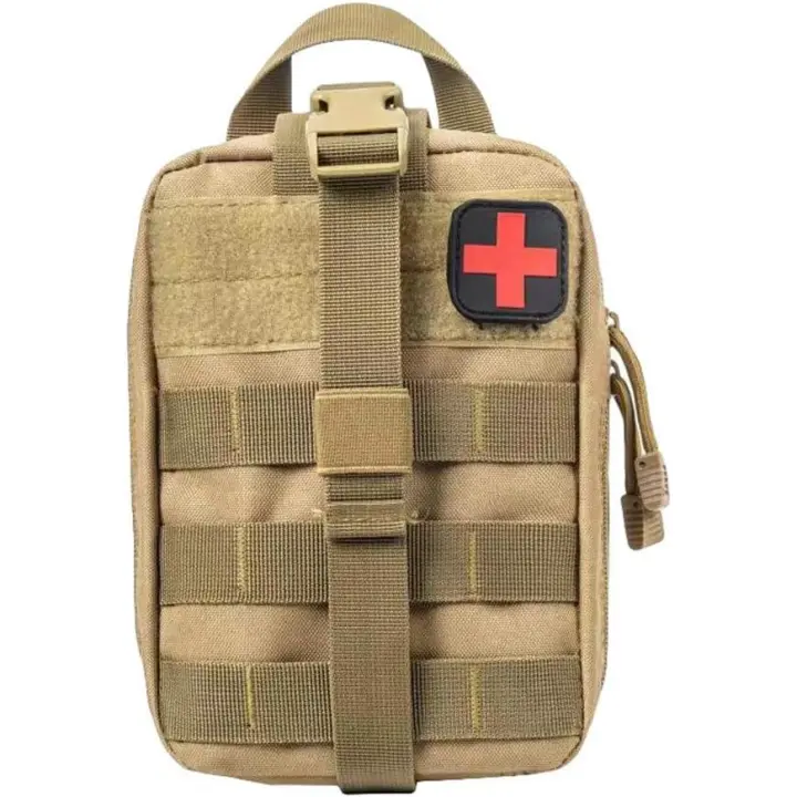 Prowalk - Bolsa tactica para cintura o colgar en mochila militar con sistema molle EDC, riñonera para llevar primeros auxilios u otros objetos de supervivencia como herramientas en tus acampadas ,rutas de montañismo que tu aventura sea más segura - 1