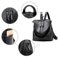 Bolso Escolar de gran capacidad, bolsos de hombre de viaje, color Negro - details 4