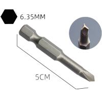 Juego De 5 Piezas De Bits De Destornillador Con Cabeza Magnética Triángulo Y U Puntos Cuatro Hex Shank 1/4'' 50mm Herramienta De Reparación - details 5