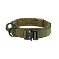 Collar Táctico Para Perros De Medio Y Gran Tamaño Con Hebilla De Metal Y Nylon Transpirable Para Entrenamiento Al Aire Libre - details 5