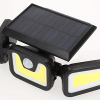 Aktive - Pack 4 Apliques LED solares, 350 lúmenes, sensor de movimiento, 3 modos de iluminación, batería solar, autonomía 8-10 horas, IP44, instalación sin cables - details 4