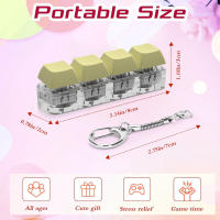 Juguete De Teclado Botón De Estresor DIY Alivio De Estrés Para Fiesta Cadena De Miedos Juguete De Dedo Cubierta De Teclado - details 16