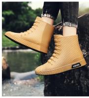 Botas De Lluvia Para Hombre Cuatro Estaciones Media Calf Altura Material Superior PVC Antideslizantes Y Impermeables Para Pesca Al Aire Libre Y Cocina - details 14